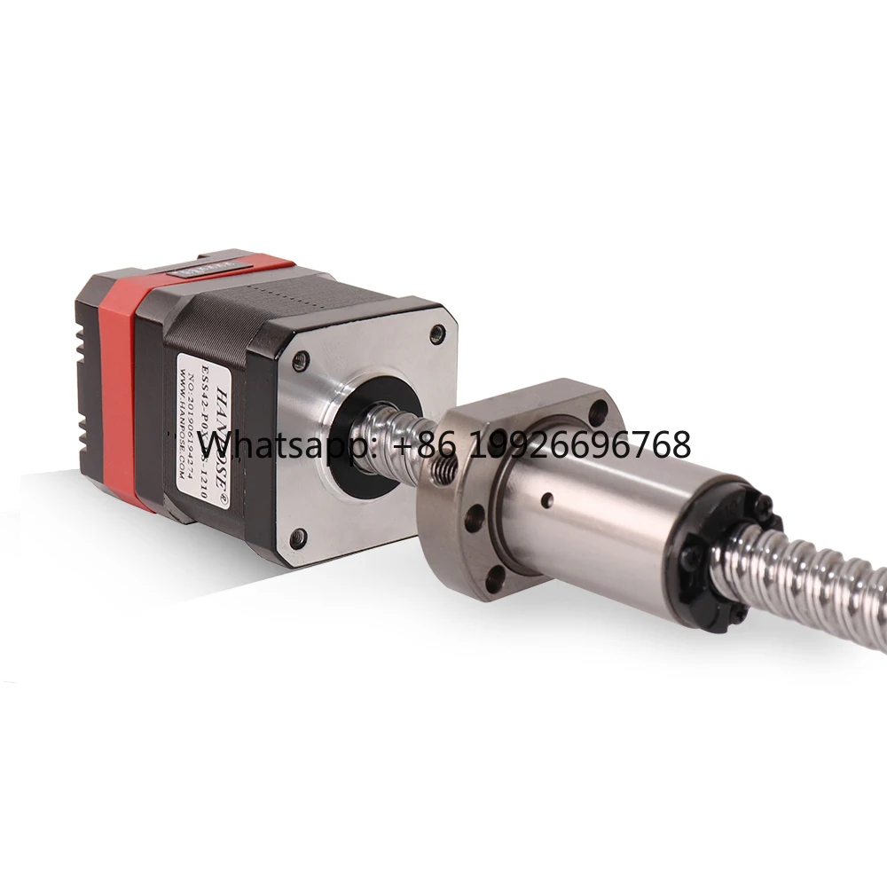 

NEMA17 Ball Screw Motor 1.7A 70N.CM ESS42-P2X-1204 100mm SFU1204 Nut Motor CNC Milling Machine Ball Screw Stepper Motor