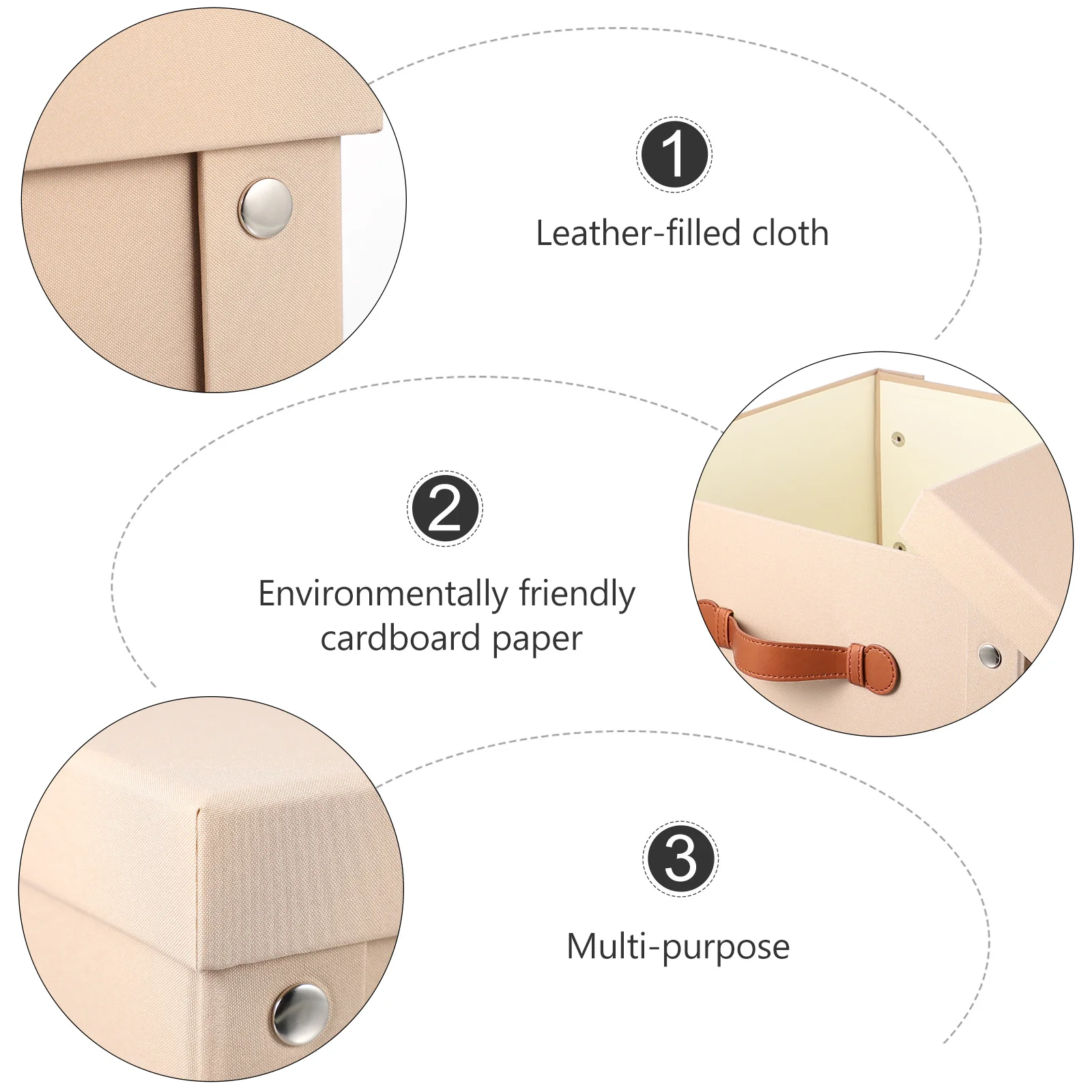 1Pcs Household Large Capacity Folding Storage Box Multi-Functional Clothes Organizer Sundries Holder Travel Storage Container