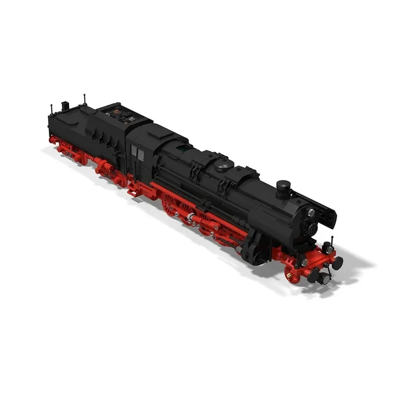 MOC-79208 Classic Cargo Transport Steam Locomotive Building Block Model • 1217 Parts Boy Birthday Building Block Toy Gift