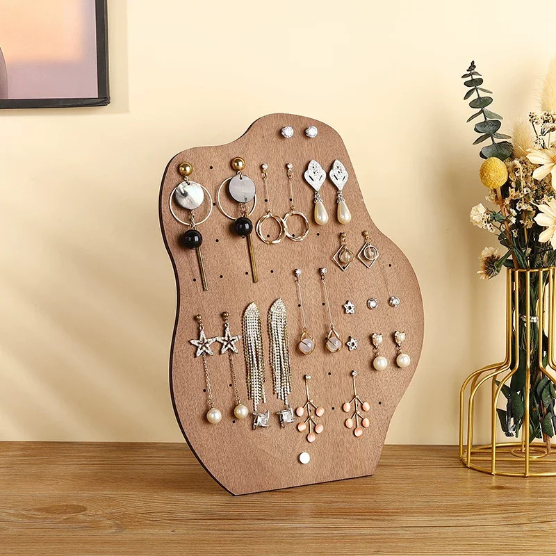 Vertical Earring Display Stand, Earring and Jewelry Rack, Convenient Storage Case, Jewelry Holes Holder