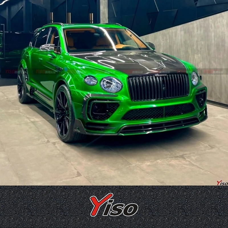 Suitable for modified Bentayga with MSNSOR large body kit  Bentayga carbon fiber front bumper rear bumper side skirts