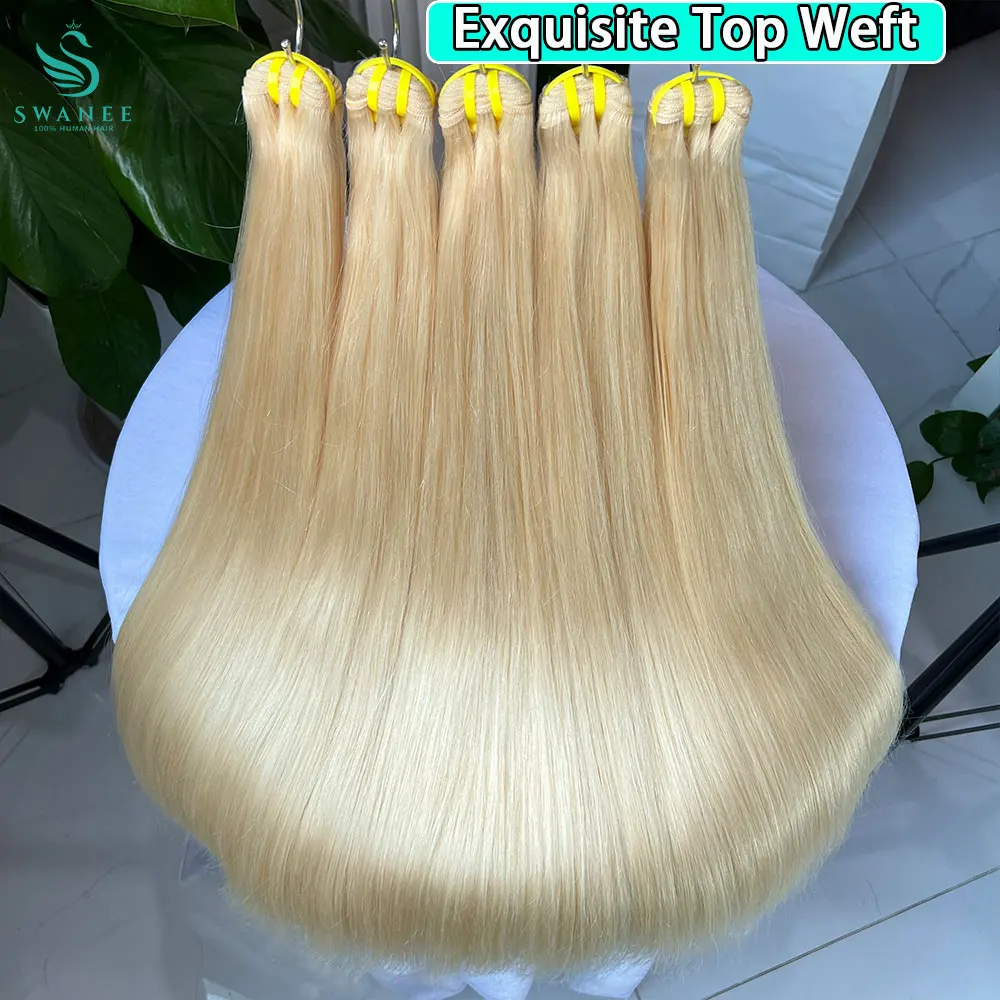 100% شعر بشري حقيقي ملحقات 613 لحمة مزدوجة العسل شعر أشقر حزمة الفيتنامية عذراء الشعر مستقيم النسيج الشعر للتضفير