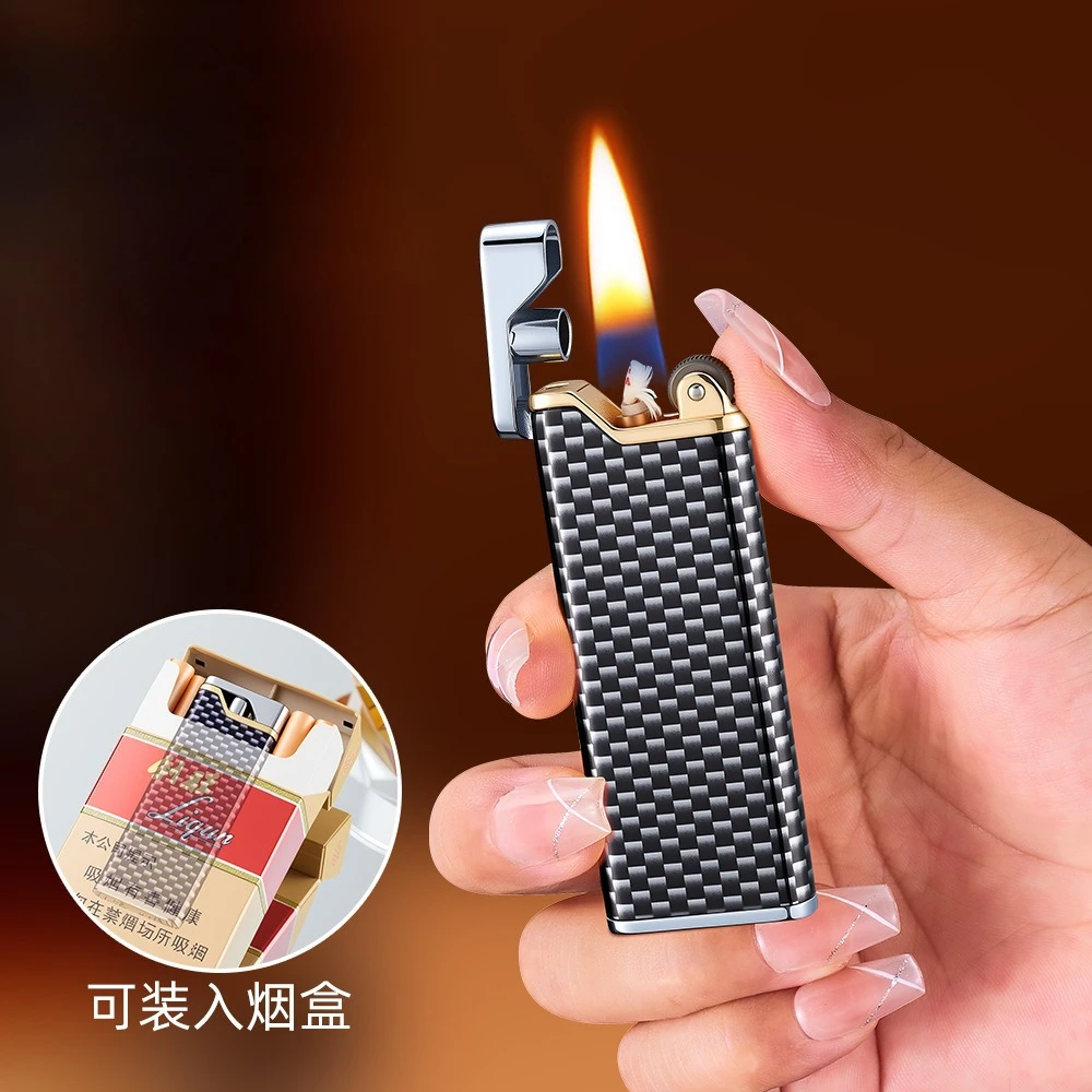 

Creative Lightweight Grinding Wheel Lighter Personalized Explosion Proof Portable Lighter Cigarette Accessories Men's Gift
