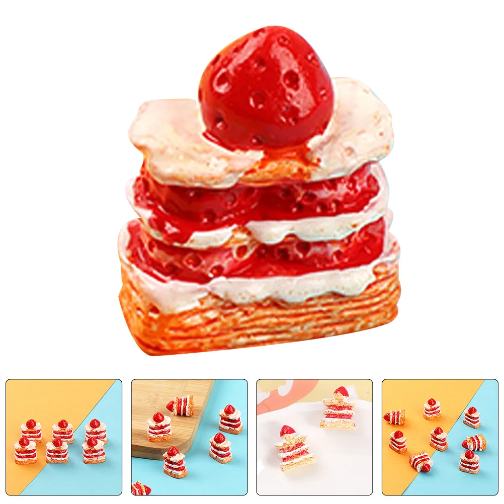 

15Pcs Miniature Cakes Mini Dessert Accessories for Photo Props Home Decoration Wedding Party Cake Display