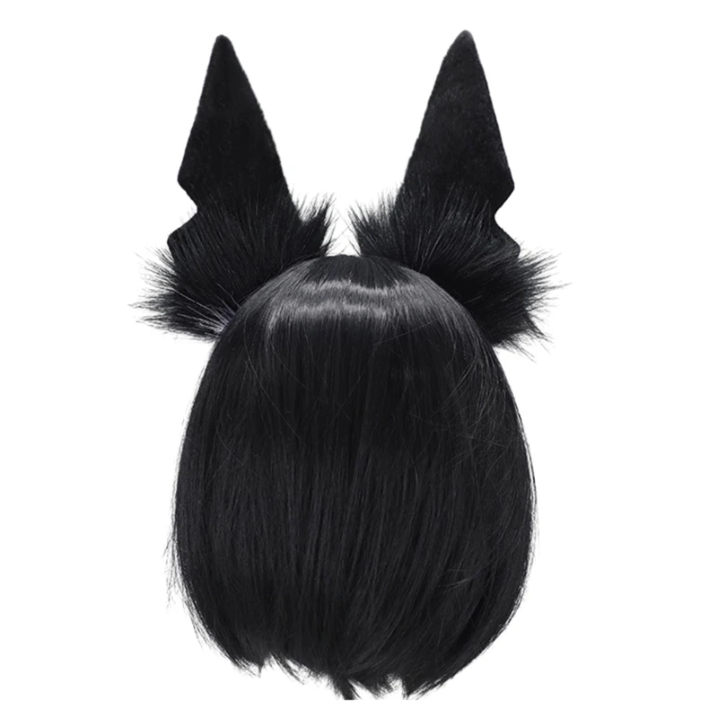 Cosplay Wolf Ear Headband Woman Students Carnivals Anime Character Hairband Wolf Ear Headbands Plush Christmas Hair Hoop