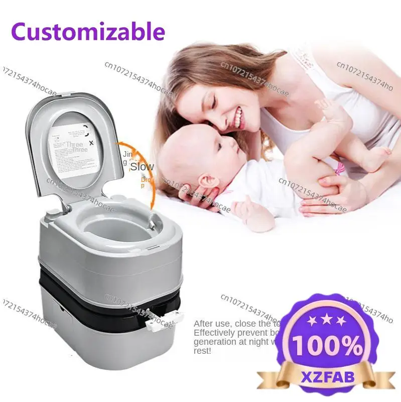 Factory Direct 2026 Top Toilette chimica toilette portatile tenda da campeggio barca 24L portante 200KG