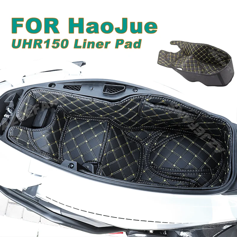 For HAOJUE UHR150 UHR 150 Motorcycle Storage Box Seat Bucket Liner Cushion Shockproof Abnormal Noise Prevent scratches