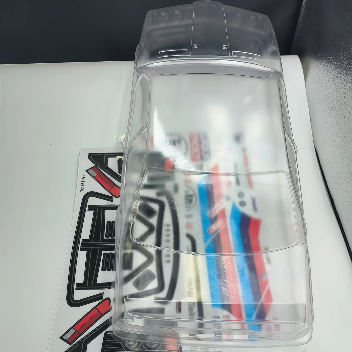 TC135 1/10 635 Clear PC Body Shell 258mm Wheelbase 190mm Width With Decals For RC Touring Drift Car Tamiya TT02 TT01/MST/Yokomo