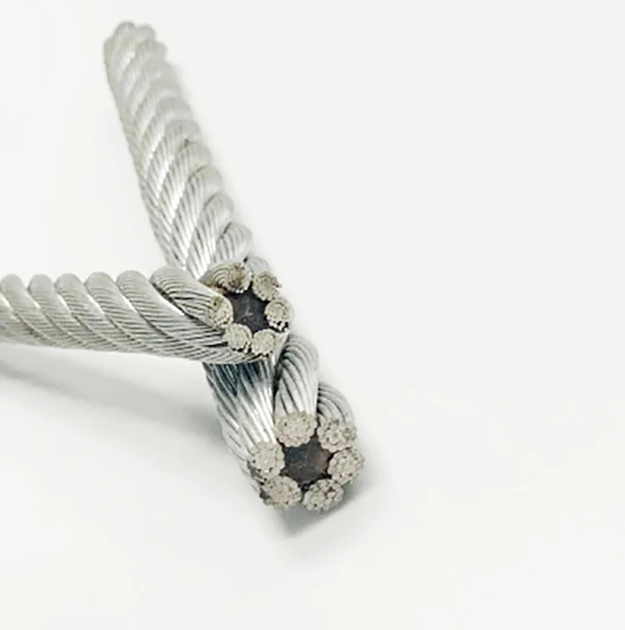 Steel Wire Rope for Hanging and Ground Galvanized Smooth Stainless Steel Wire Rope Traction Rope