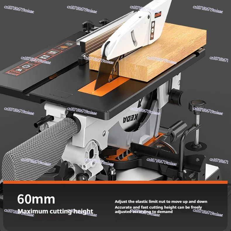 10-Inch Infrared Laser-assisted Miter Saw Composite Saw with Any Angle Cutting New Conditions for Woodworking Wood Cutting