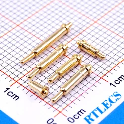 5 Pcs Outer Diameter OD 1.0 1.5 2.0 2.6 3 4 5 6 MM Dual Plunger Pogo Pin Connector Double Ened Floating Solderless