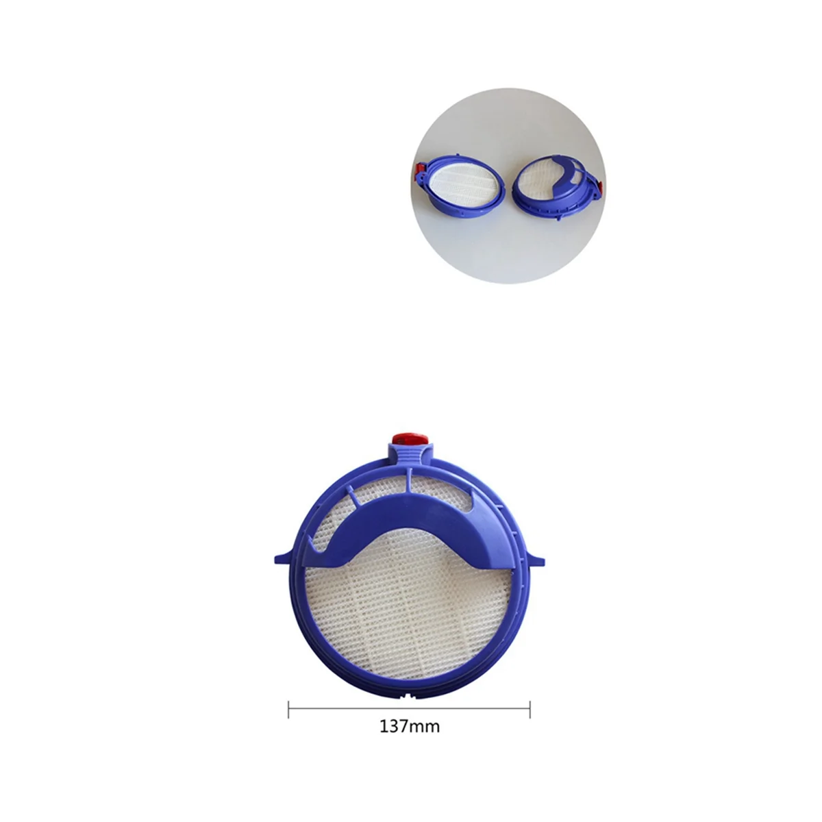 filtro per aspirapolvere Adatto per prefiltro per aspirapolvere portatile DC25 più aspirapolvere a sfera con filtro HEPA posteriore