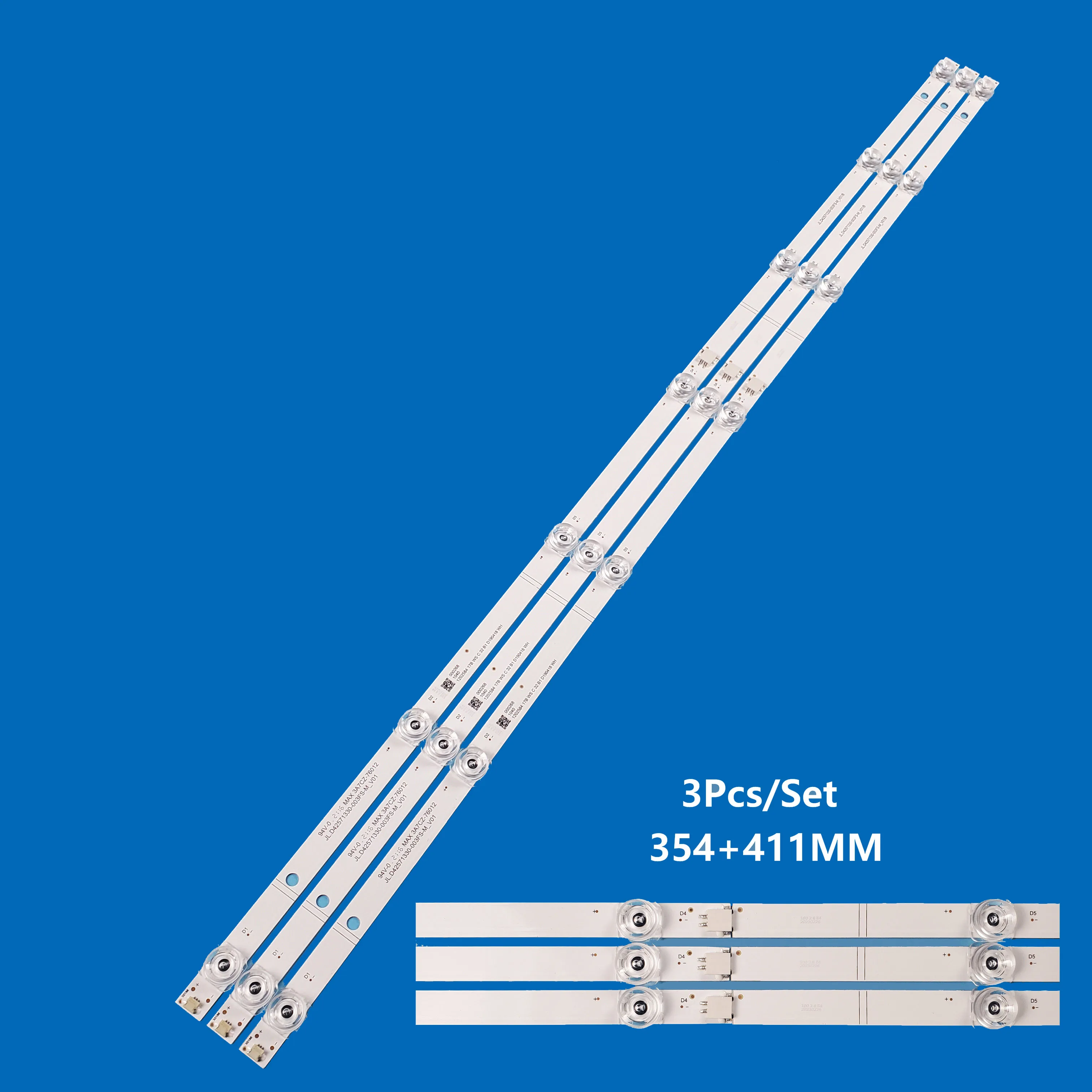 LED Backlight For H43B7100 SVH425A05 H43BE7000 43HS260 43V1A HZ43A35 JL.D42571330-003FS-M_V01 JHD425S1F71-T0K/E163 HD425V1U51