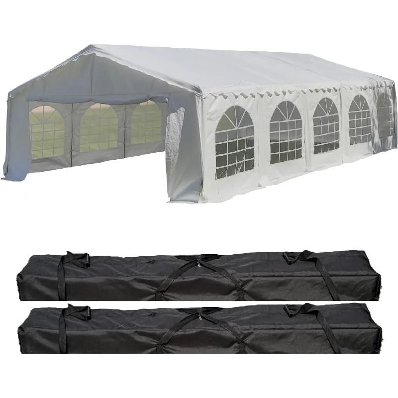 

Delta 32'x16' Budget PE Tent - B Model, Tents for Parties Outdoor Large Commercial Canopy Wedding Event Tent with Removable