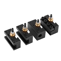 Zk30 Set of Aluminum Alloy Quick Change Mini Lathe Tool Post and Holder Kit