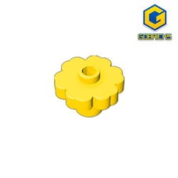 MOC DIY GDS-1435 Plant Flower 2 x 2 Rounded - Open Stud  compatible with lego 4728 pieces of children's toys