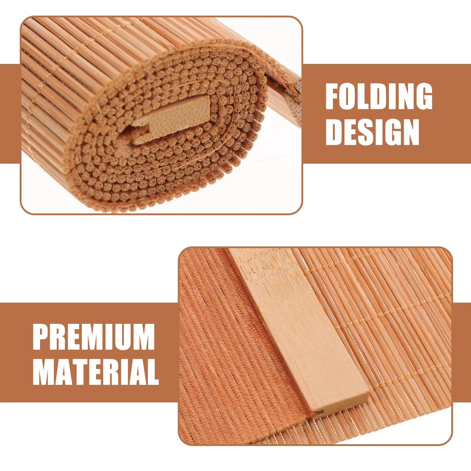 

Premium Bamboo Mat Washable Heat-Resistant Table Runner Anti-Scalding Tea Cushion For Home Office Hotel Use Reusable