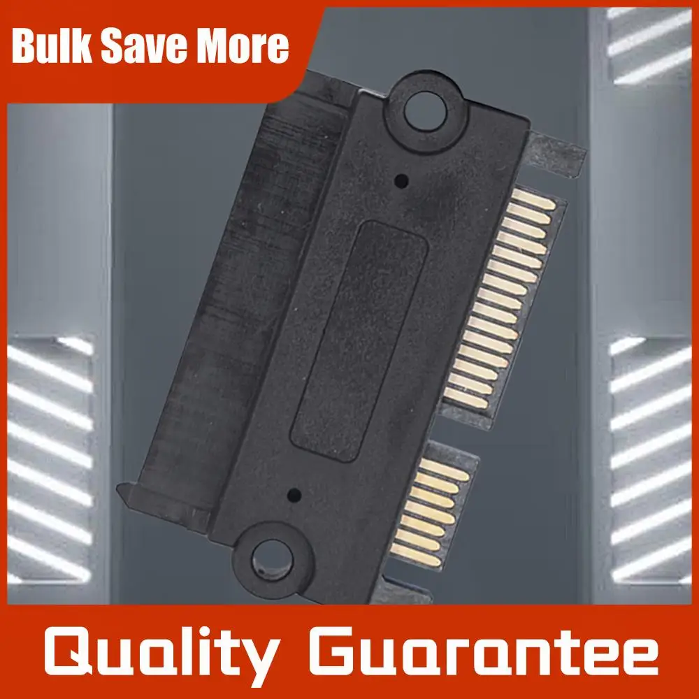 

22-контактный (7+15) прямой переходник SATA (штекер-гнездо) для передачи питания и данных, адаптер питания и данных SATA-SATA