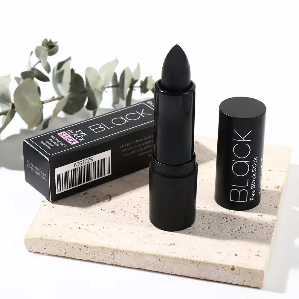 

Party Tools Face Paint Black Lipstick Matte Long Lasting Eye Black Stick Retro Waterproof Lip Stick Halloween