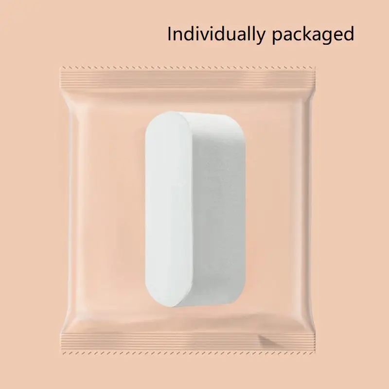 10 Pcs Soft Makeup Sponge Wet And Dry Use White Puff Foundation Concealer Smearing Powder Puff Cosmetics Tool