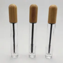 10ml Empty Glass Eyelash Tube Mascara Cream Vial/Container Fashionable Refillable Bottles Makeup Tool Accessories