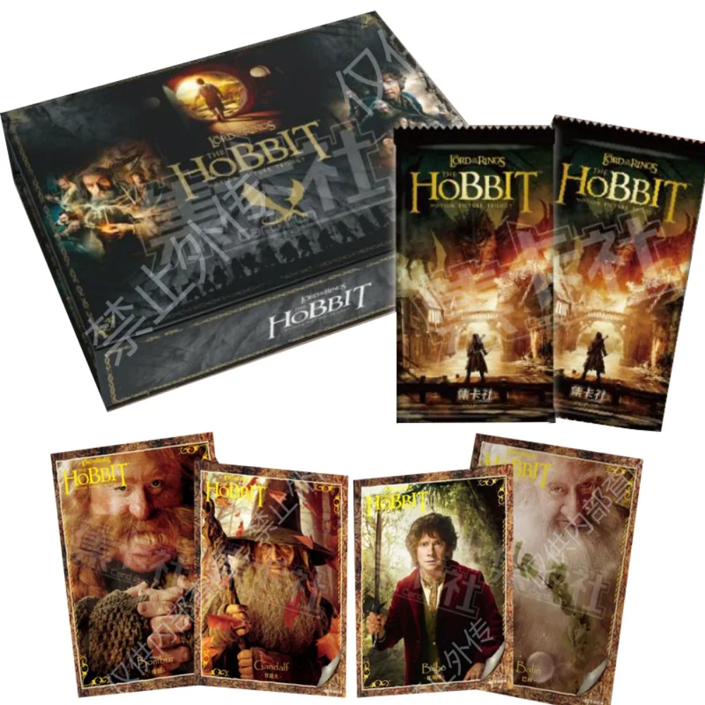 Colección de cartas del Señor de los Anillos, juego periférico Original de la serie Hobbit, película genuina, regalos de cumpleaños para niños, Juguetes