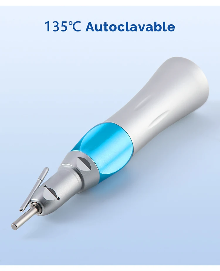 AZDENT Dental 1:1 Chirurgisches gerades Handstück Handstück mit niedriger Geschwindigkeit Nasenkegel Externes Bewässerungsrohr Zahnmedizinwerkzeug – Detail 5