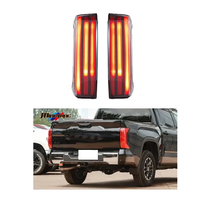 New val LED Car Taillights Assemb 2023 2024 for Tundra Rear Lamp Tail Light