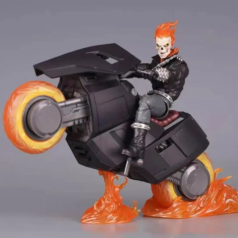 Anniversary Superhero Ghost Rider Hell Cycle Articulated 17cm Ko 85th Action Figure Set Marvel Legends Collectors Edition Gifts view 3