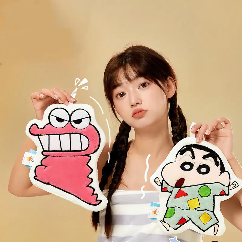 Kawaii Crayon Shin-Chan Anime Handtuch Niedliches Cartoon Badezimmer Handtuch Wasseraufnahme Schnell trocknend Hände abwischen Handtuch Weihnachtsgeschenke