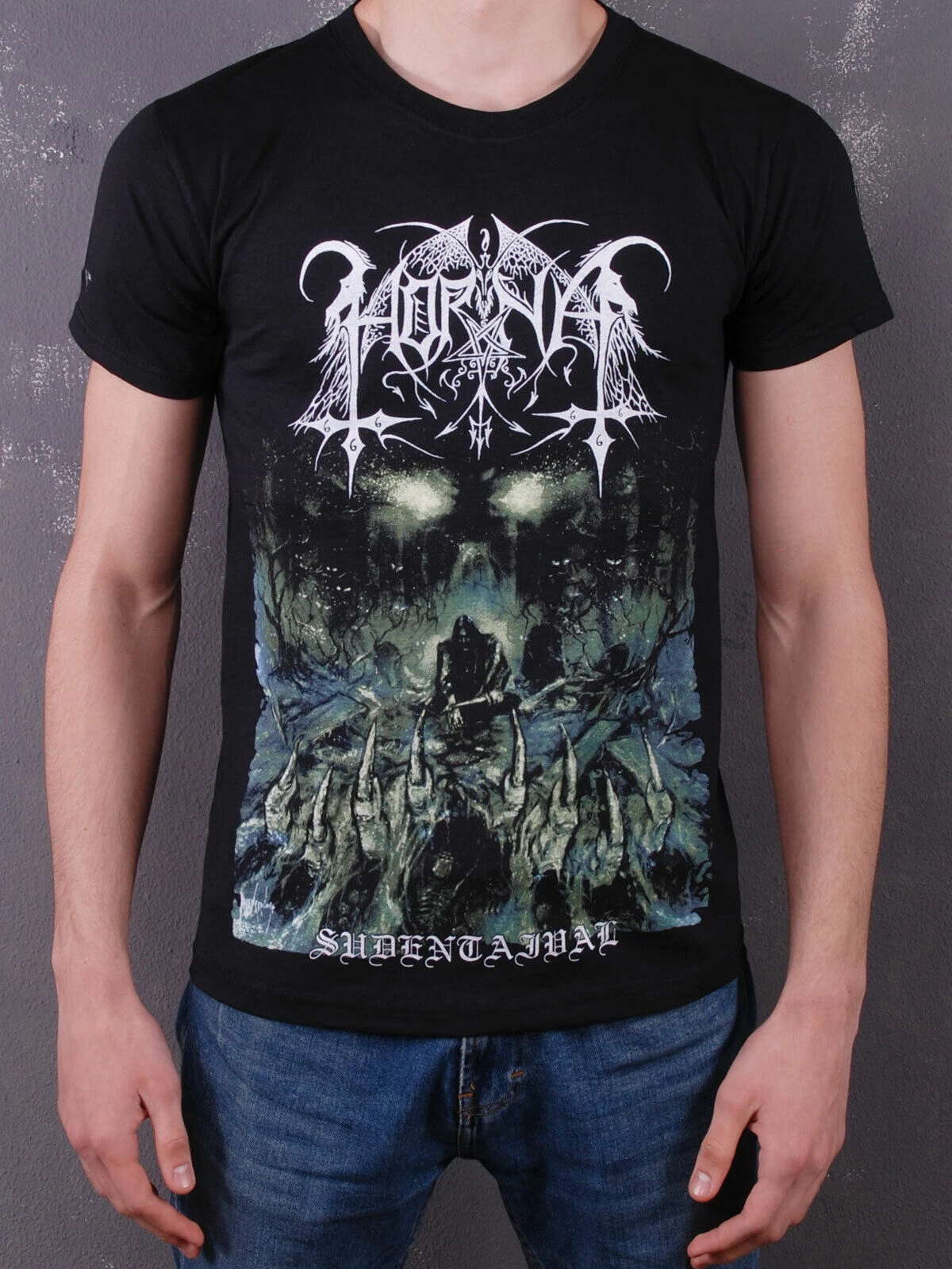 Horna-supentival t-shirt nera mayhem bathory