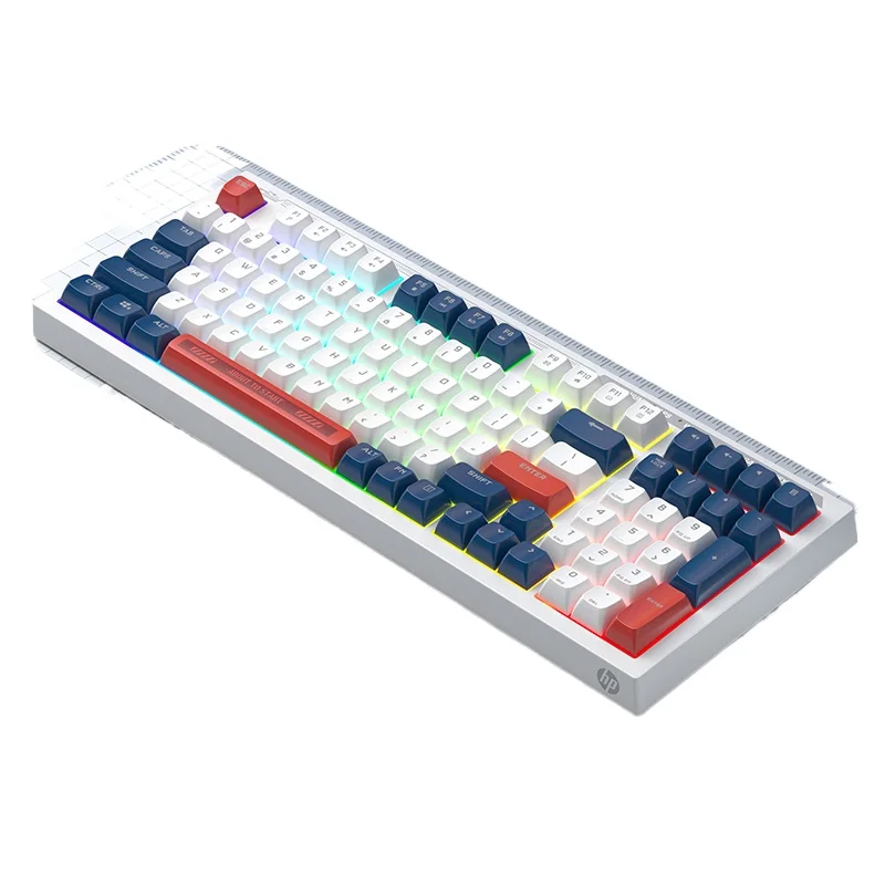 

Keyboard wired mechanical feel silent high value typing office dedicated computer keyboard 99 keys