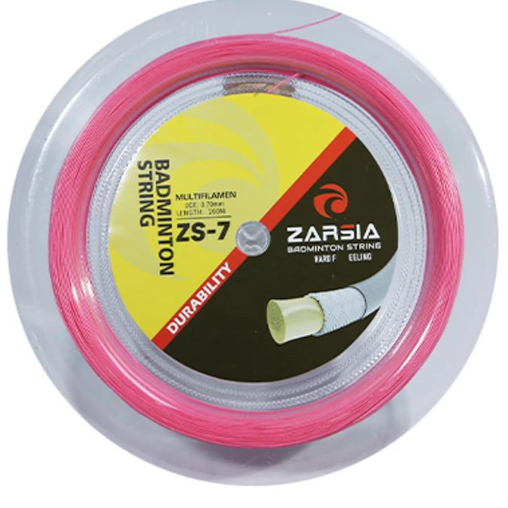 العلامة التجارية الجديدة ZARSIA سلسلة كرة الريشة 200 متر مقياس 0.70 مللي متر دائم التدريب سلسلة كرة الريشة التحكم ، الطاقة ، سلسلة مضرب كرة الريشة