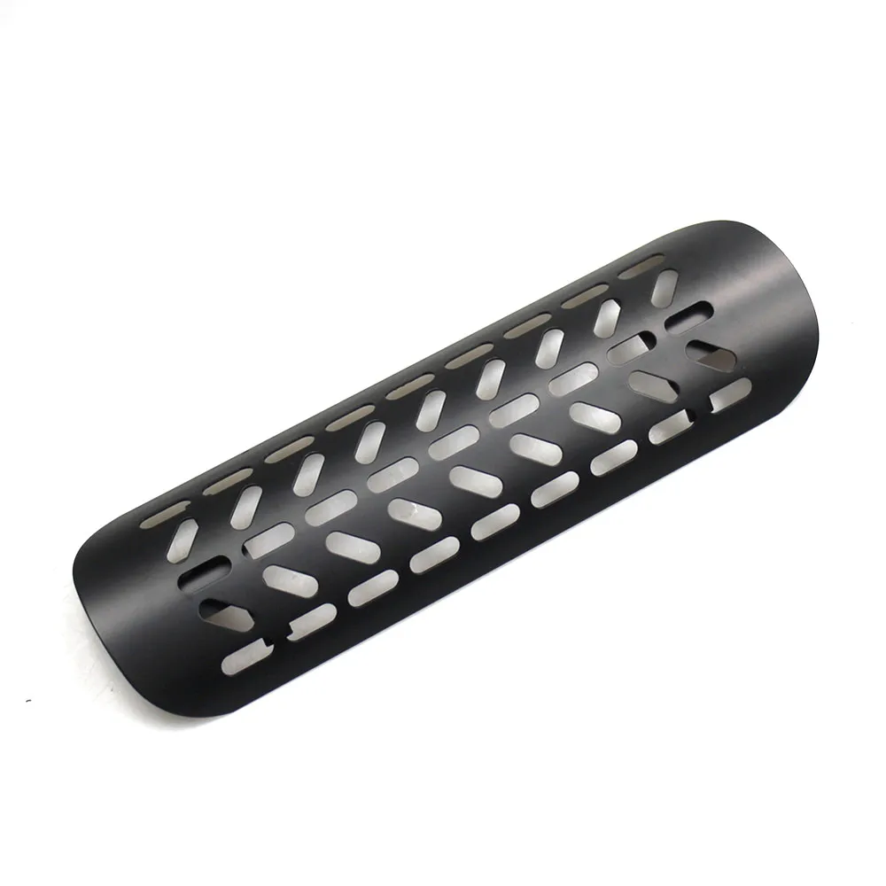 Universal Exhaust Pipe Heat Shield Cover Heel Guard Motorcycle Dirt bike For Cruiser Chopper Cafe Racer