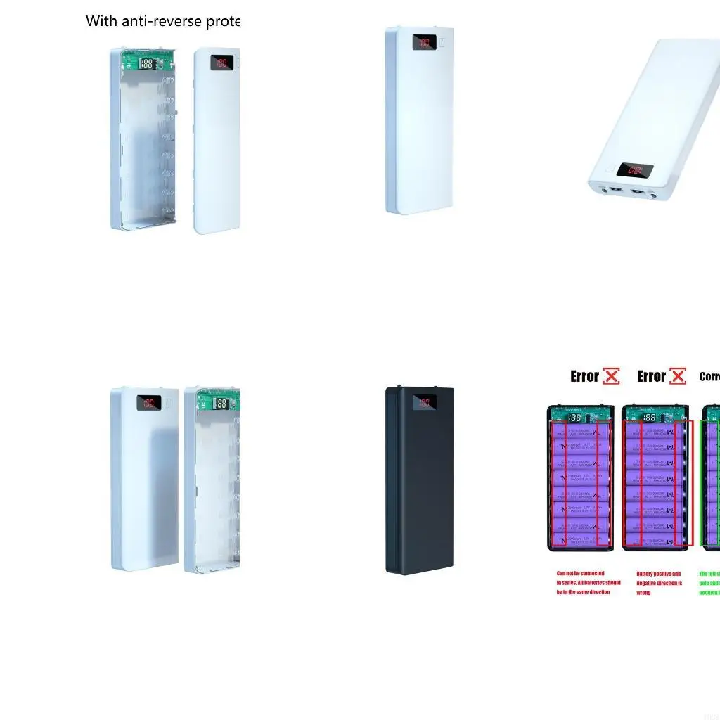 

193A LCD Display DIY Box Flat for Head Battery Outer for Case f