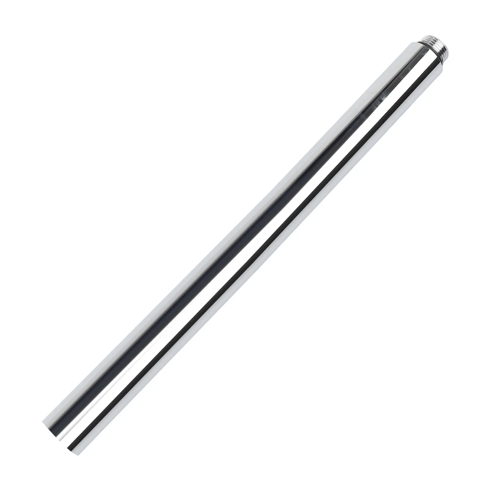 Compact Shower Round Extension Bar Black Shower Extender Versatile Installation Bathroom Accessory Compact Design