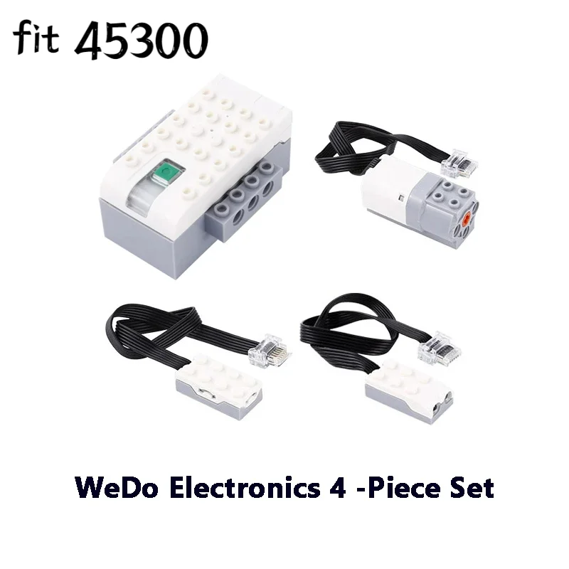 

Power Set for 45300 Compatible for WeDo2.0 Medium Linear Motor Sensors Smart Hub Programming Building Blocks Toys for Student