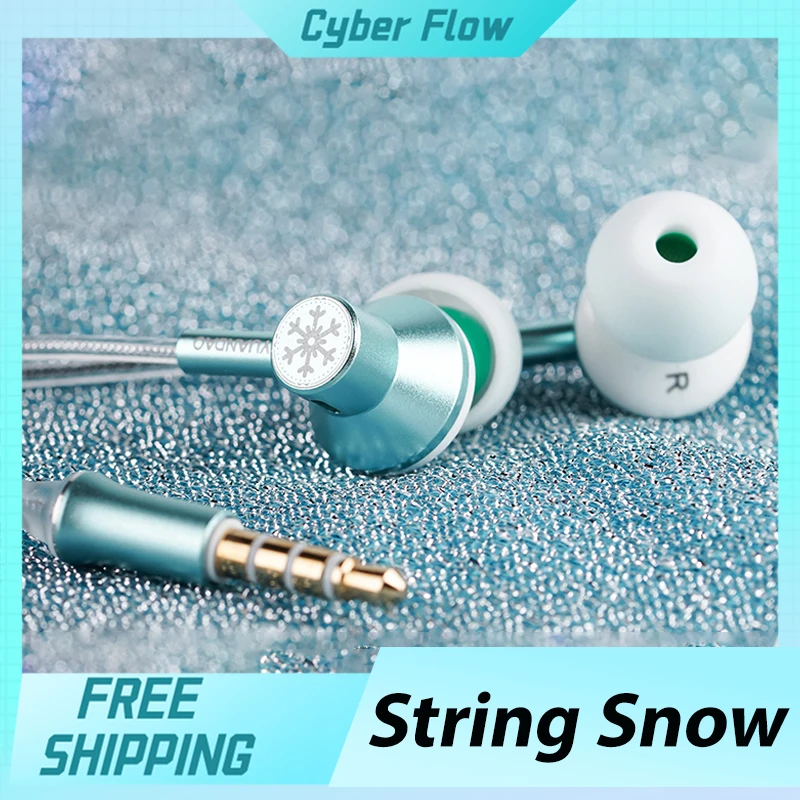 NICEHCK String Snow Проводные Hi-Fi наушники LCP Ball Top Композитная диафрагма Легкие наушники-вкладыши Музыкальные гарнитуры Игровые наушники на заказ NICEHCK String Snow Проводные Hi-Fi наушники LCP Ball Top Композитная диафрагма Легкие наушники-вкладыши Музыкальные гарнитуры Игровые наушники на заказ