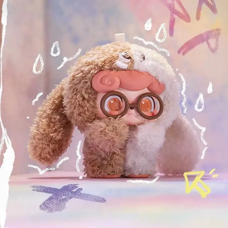 متوفر Q.Kid صناديق الغموض العاطفي فروي الوحش أفخم صندوق أعمى قلادة تمثال العصرية جمع فتاة غرفة هدية مزخرفة