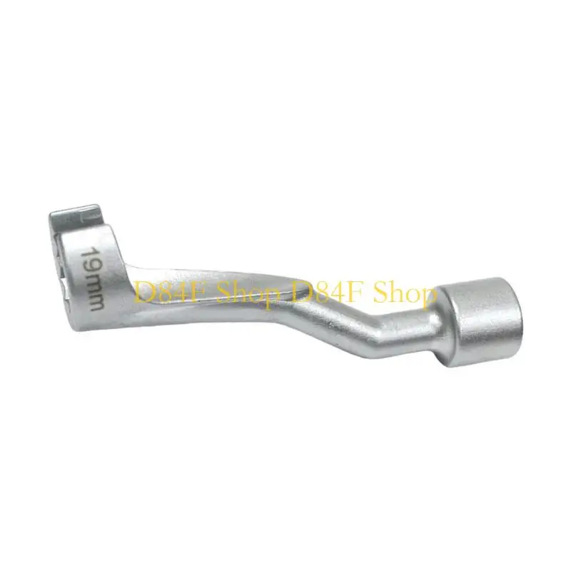 D84F 14mm/17mm/19mm Injector Pipe Spanner Tool Ergonomic Handle for Automotive Repair Efficient Design with Comfortable Grip
