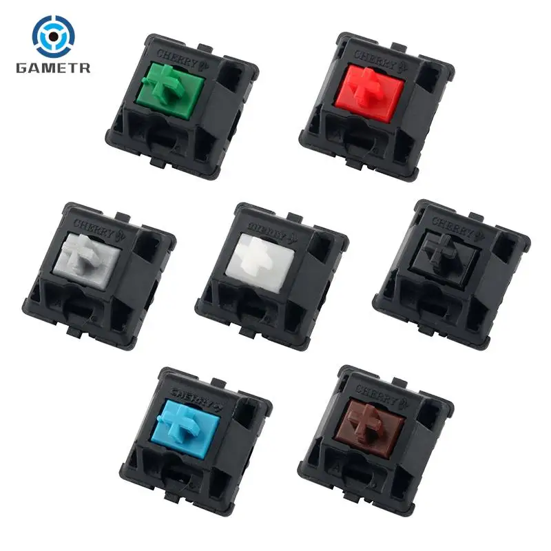 Cherry MX Switch Mechanical Keyboard Silver Pink MX Brown Blue Switch 3 Pin Cherry Bright For Mechanical Keyboard