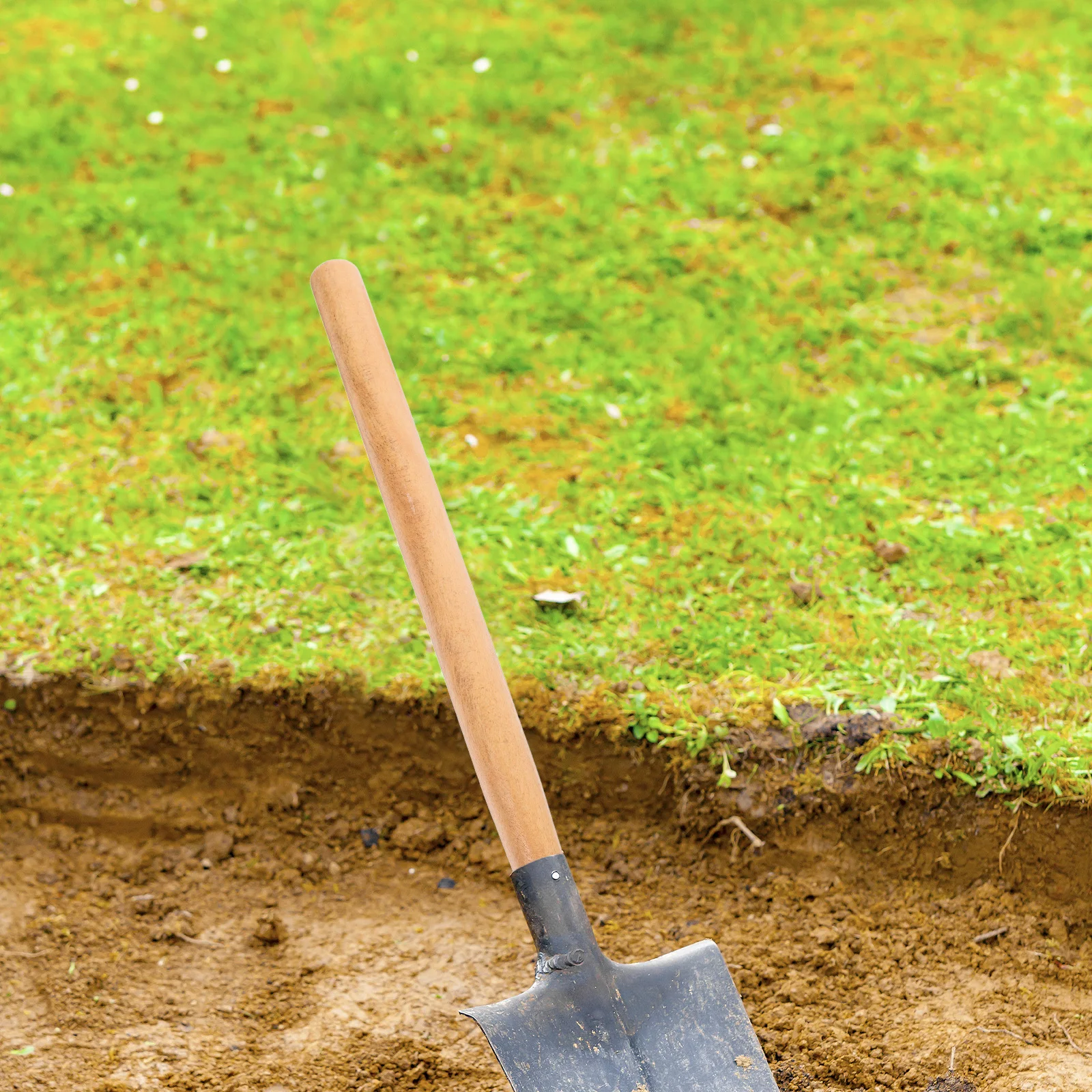 

**Reinforced Wooden Handle** For Shovel Hoe Axe Replacement Solid Hardwood Farm Tool Handle Garden Agricultural Woodworking