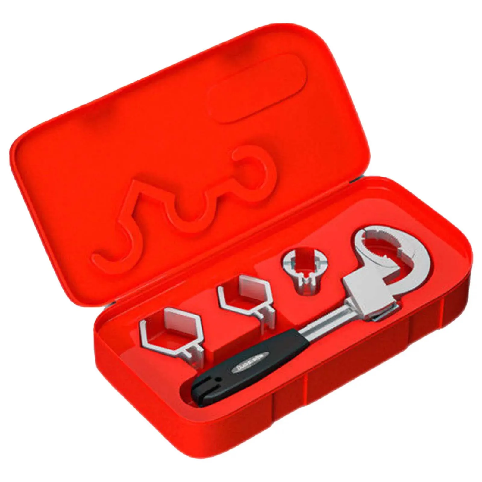 

Universal Adjustable Double-ended Wrench Multifunctional Bath Wrench Aluminium Alloy Open End Spanner Bathroom Repair Hand Tool