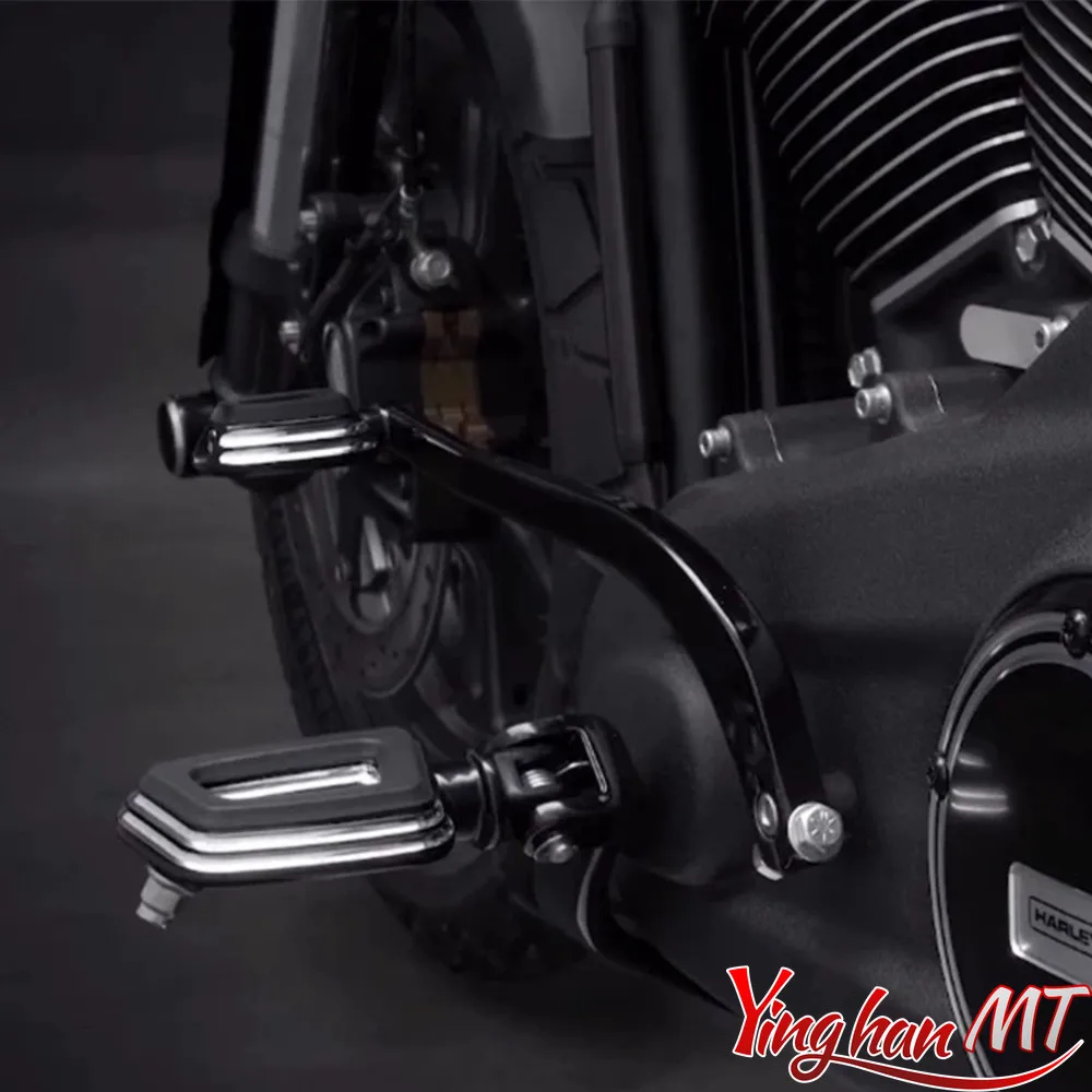

Driver & Passenger Foot Pegs For Harley Softail Breakout Fat Bob Heritage Classic Low Rider ST Slim FLSL Street Bob FLSB 18-24