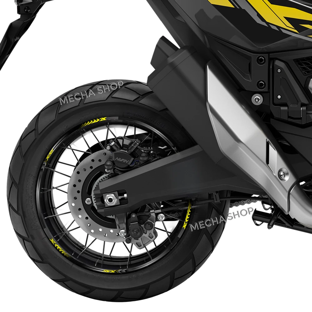 Untuk XADV 750 X ADV 750 2025- Aksesoris Motor Stiker PVC Roda Dekal Strip Pita