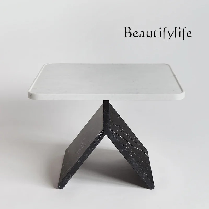 N  Qiji Fengzheng Rectangular Coffee Table Movable Small Apartment Sofa Side Table Bedside Corner Table