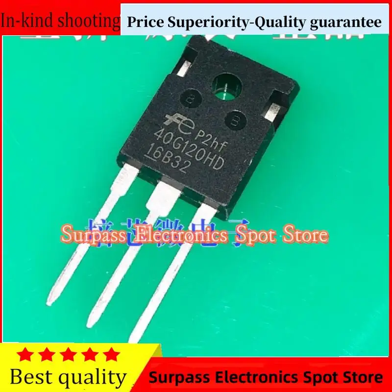 

10PCS-100PCS 40G120HD=FGW40N120HD IGBT 40A1200V Price Superiority-Quality guarantee