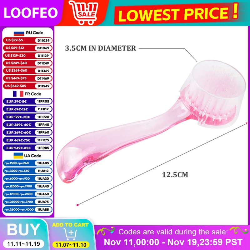 

10/20/30/50PCS Plastic Nail Dust Powder Cleaning Brushes Tools Remove Dust Cleaner Scrubbing Brush Nail Clean Tools Nail Brushes