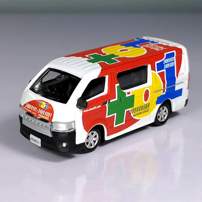 

TINY масштаб 1:64 сплав HongKong Hiace +01 движущийся фургон автобус литой под давлением миниатюрный игрушечный автомобиль моделирование классическая модель коллекционные сувениры