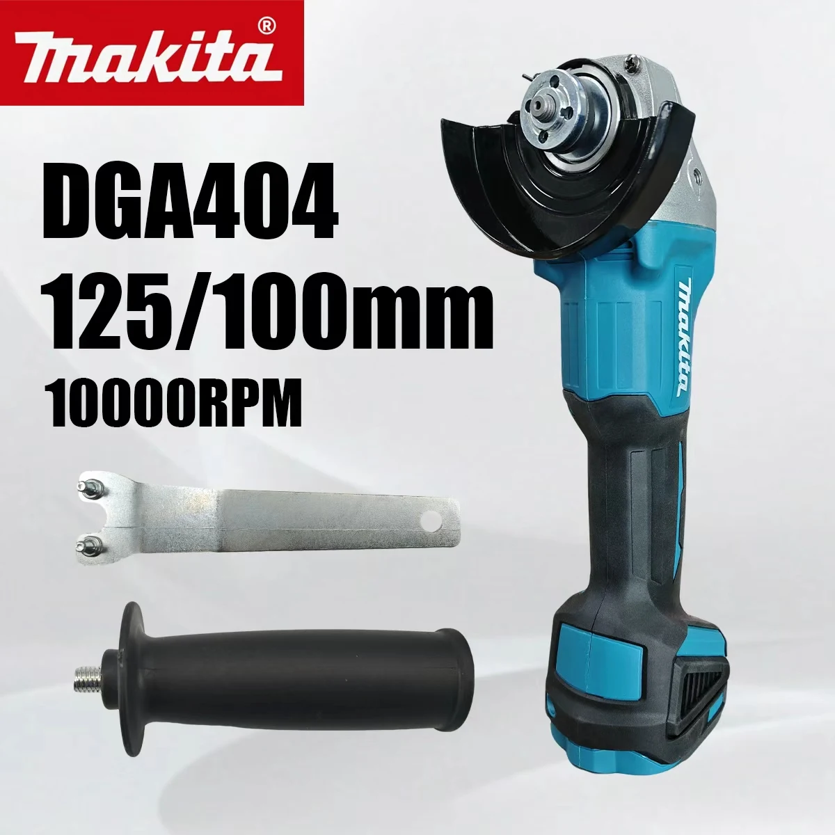 

Аккумуляторная угловая шлифмашина Makita DGA404 125 мм/100 мм, бесщеточная, литиевая, без аккумулятора